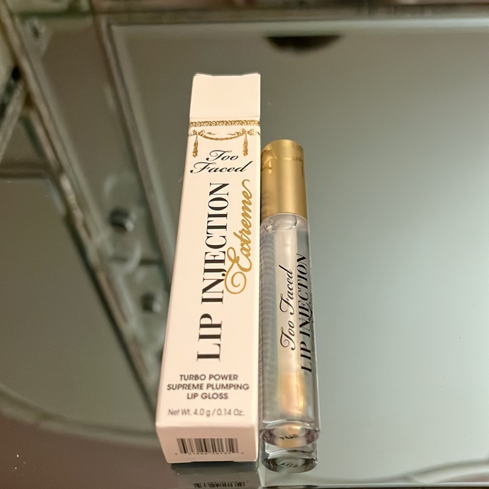 NIB! Too Faced Lip Injection Extreme Turbo Power Supreme Plumping Lip Gloss.